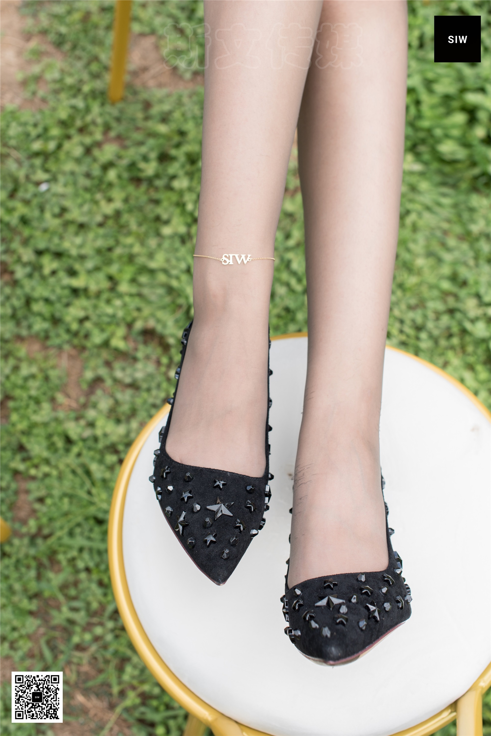 SIW斯文传媒 053 靛蓝制服短袖衬衣超短工装套裙 - 龙跃